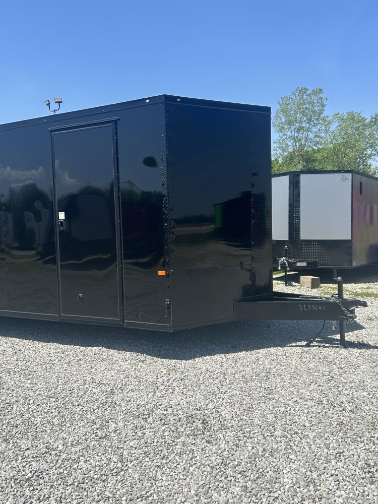8' 6"x28' Rock Solid Cargo Enclosed Car Hauler