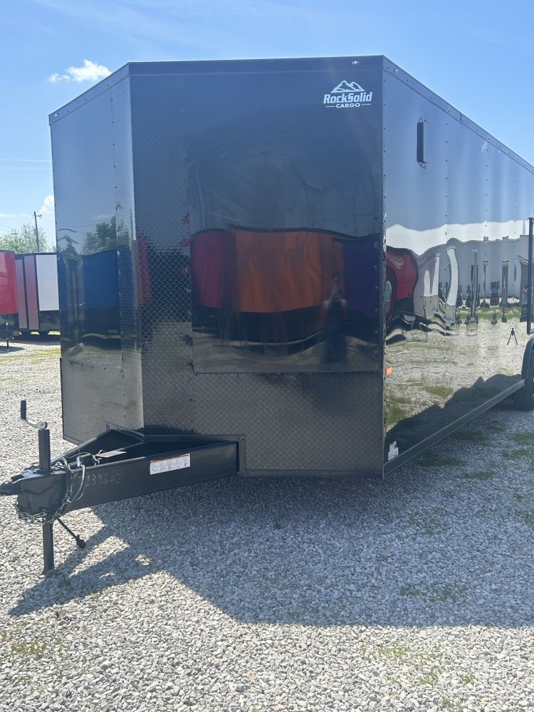 8' 6"x28' Rock Solid Cargo Enclosed Car Hauler