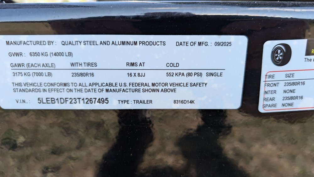 83"x16' Quality Steel & Aluminum Dump