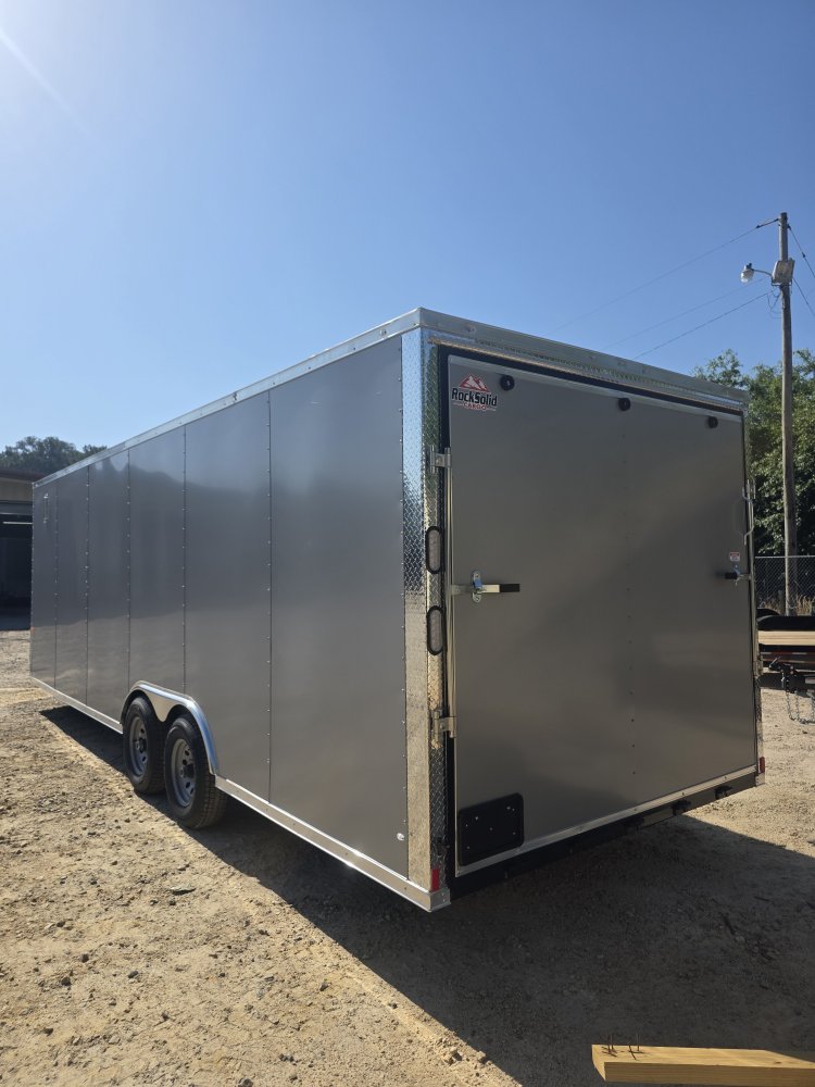 8' 6"x24' Rock Solid Cargo Enclosed Car Hauler