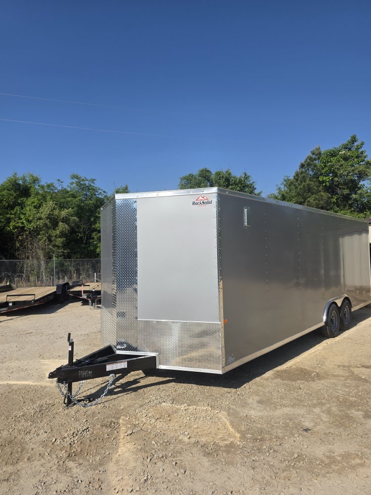 8' 6"x24' Rock Solid Cargo Enclosed Car Hauler
