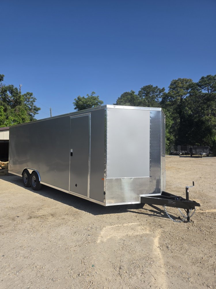 8' 6"x24' Rock Solid Cargo Enclosed Car Hauler