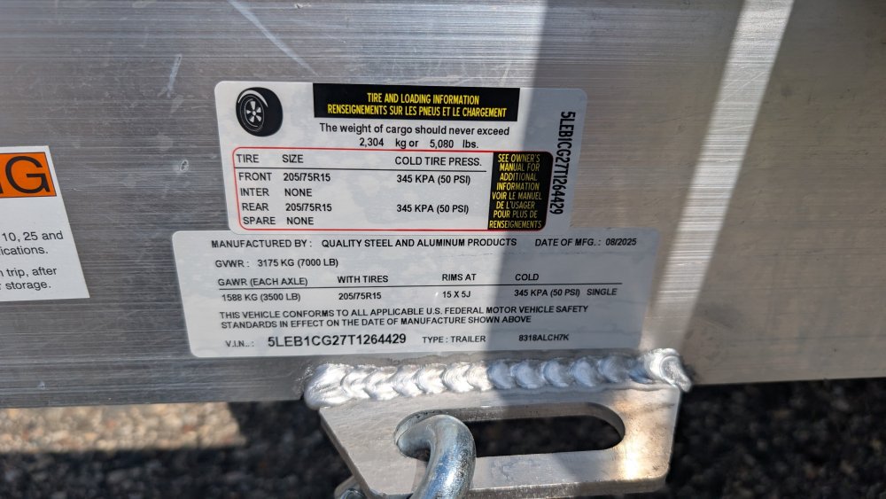 83"x18' Quality Steel & Aluminum Utility