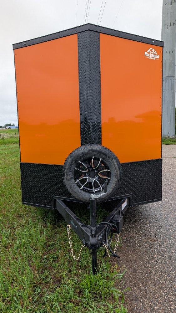 7'x16' Rock Solid Cargo Enclosed Car Hauler