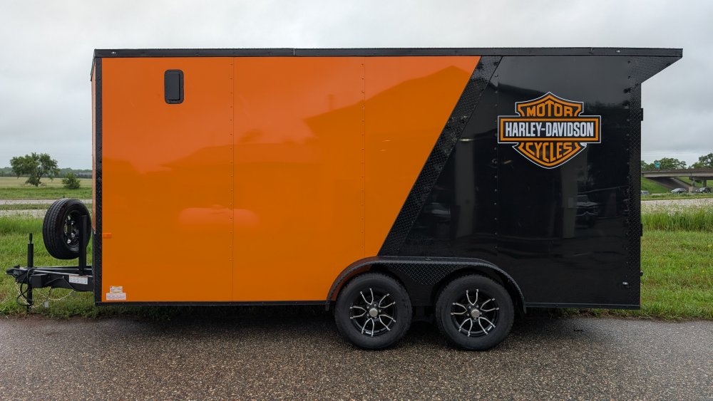 7'x16' Rock Solid Cargo Enclosed Car Hauler