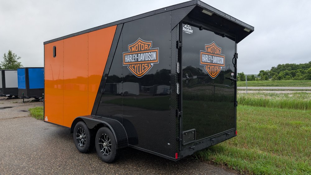 7'x16' Rock Solid Cargo Enclosed Car Hauler