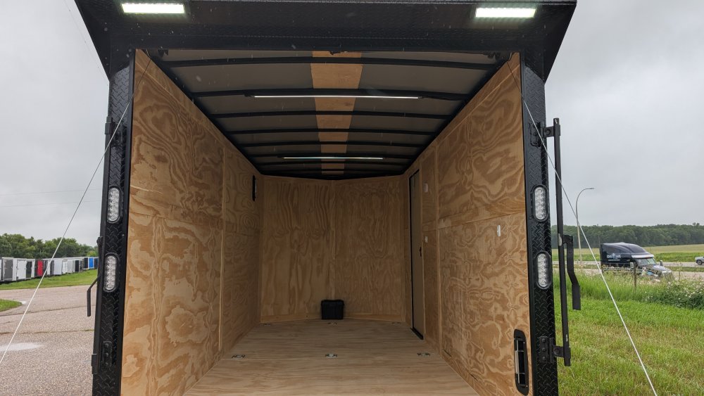 7'x16' Rock Solid Cargo Enclosed Car Hauler