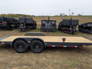 83"x20' LAMAR Flatbed Car Hauler