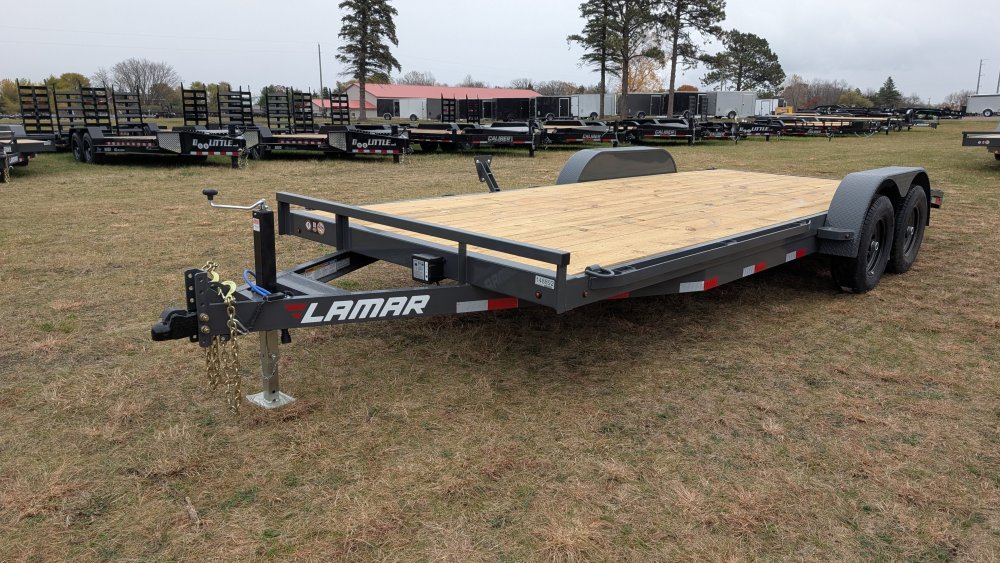 83"x20' LAMAR Flatbed Car Hauler