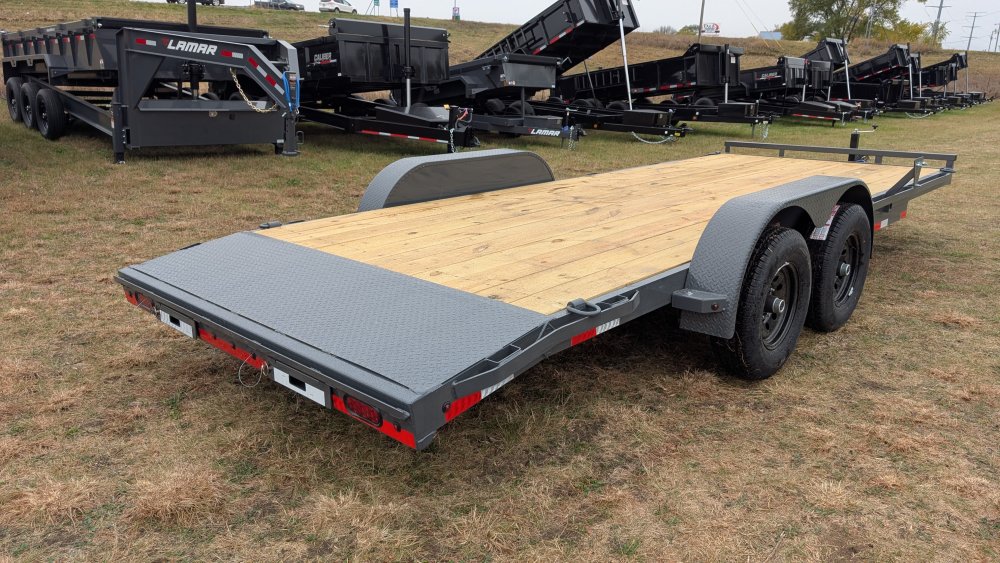 83"x20' LAMAR Flatbed Car Hauler