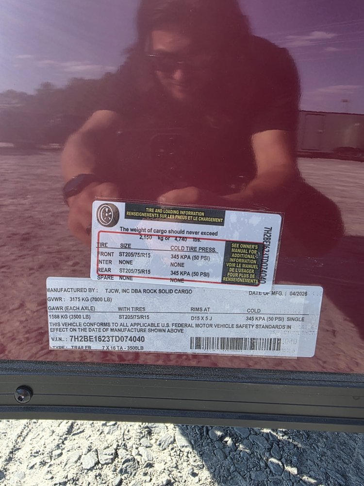 7'x16' Rock Solid Cargo Enclosed Cargo