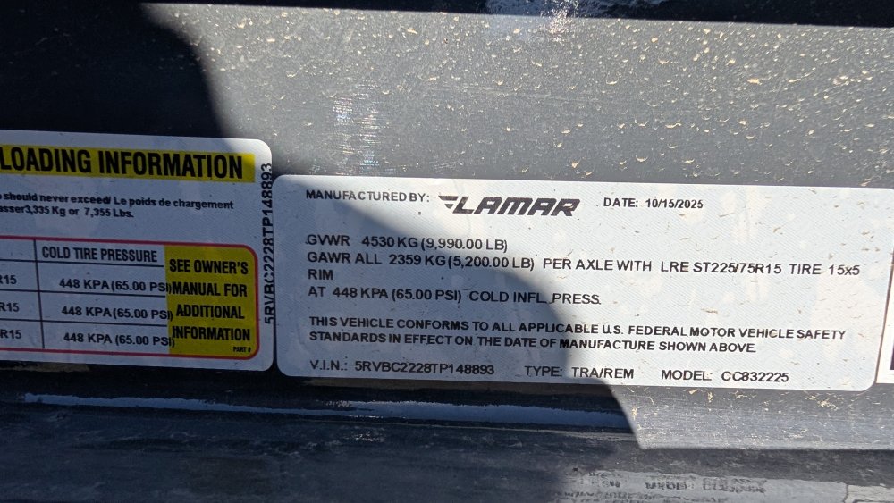 83"x22' LAMAR Flatbed Car Hauler