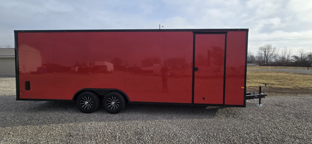 8' 6"x24' Rock Solid Cargo Enclosed Car Hauler