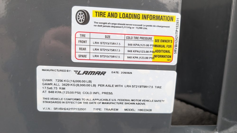 102"x24' Lamar Equipment