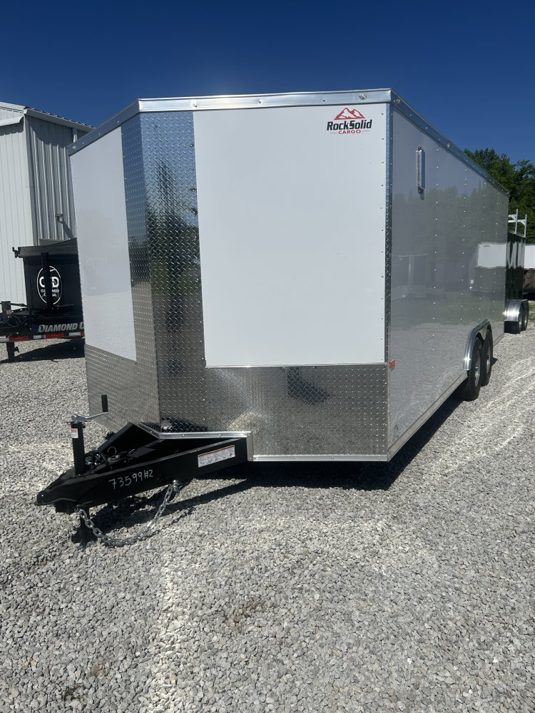 8' 6"x20' Rock Solid Cargo Enclosed Car Hauler