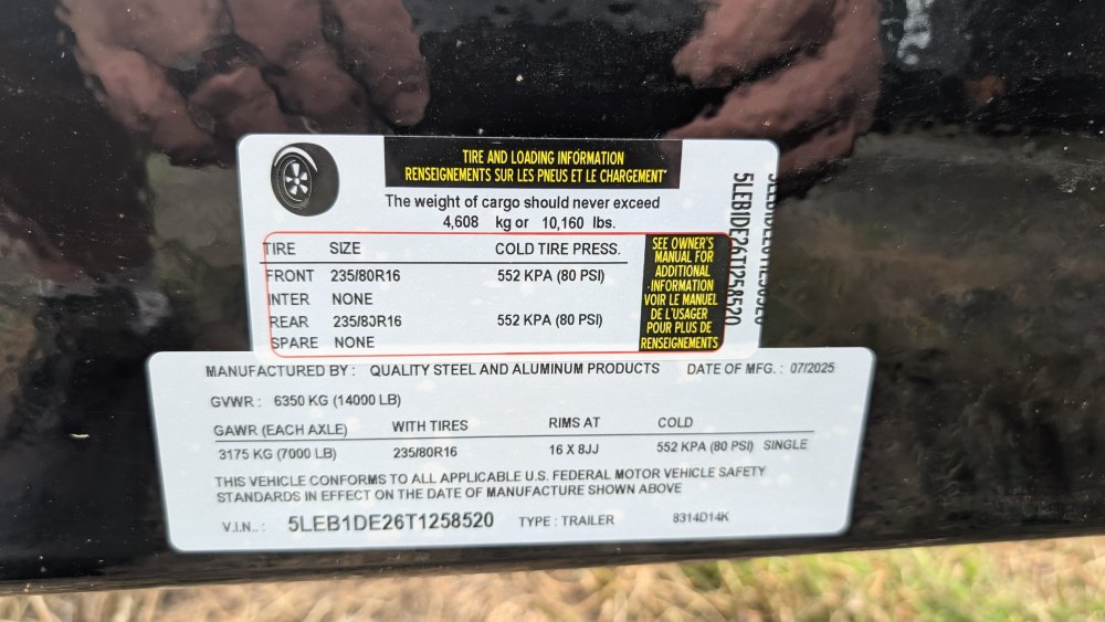 83"x14' Quality Steel & Aluminum Dump
