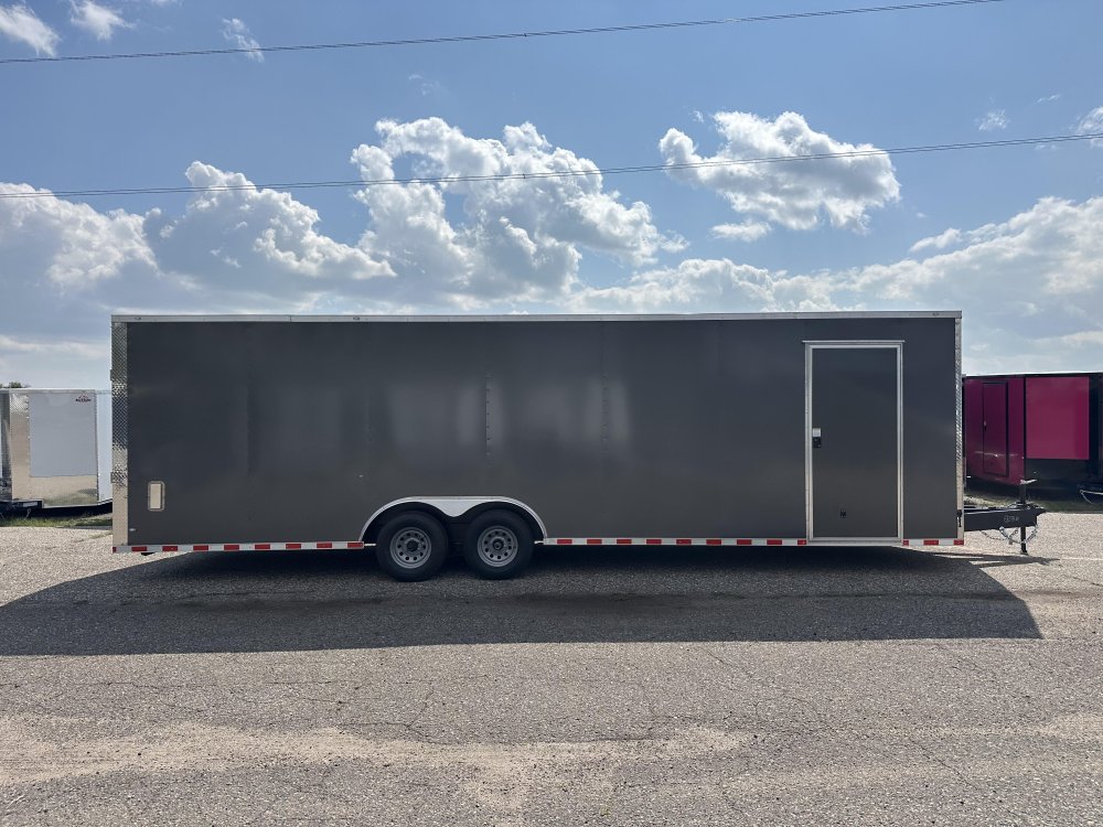 8.5'x28' Rock Solid Cargo Enclosed Car Hauler