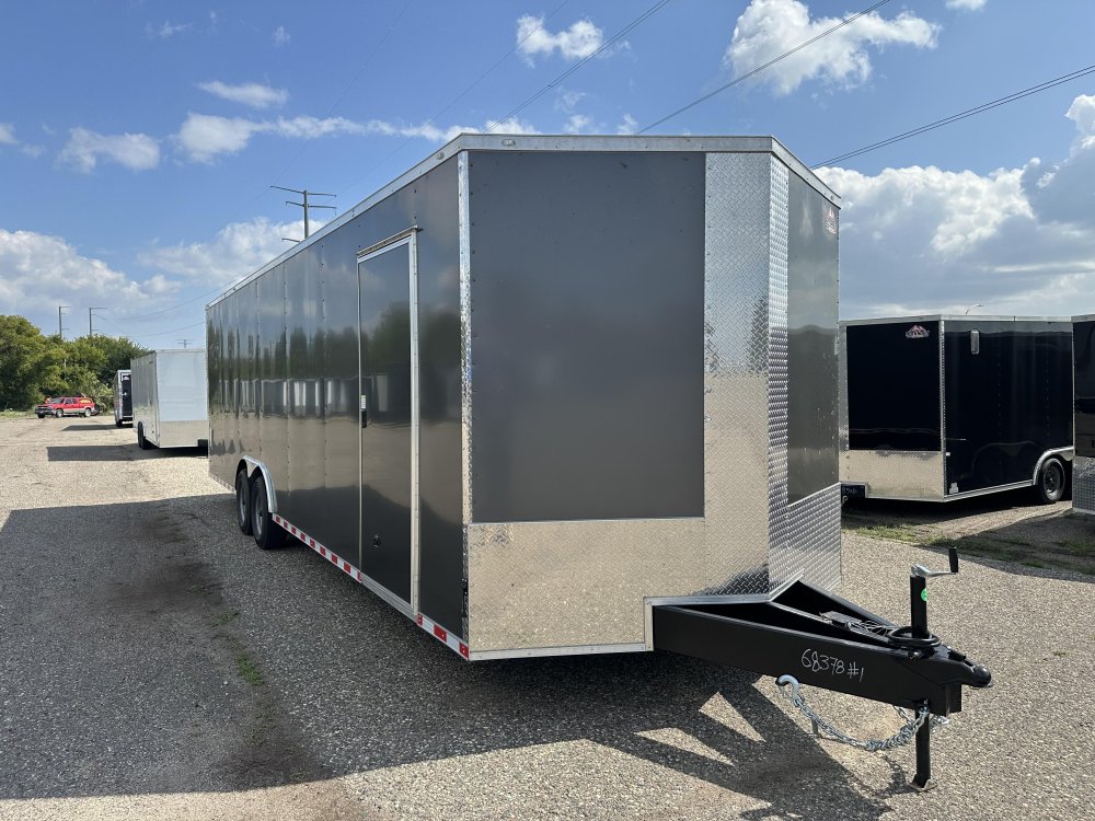 8.5'x28' Rock Solid Cargo Enclosed Car Hauler