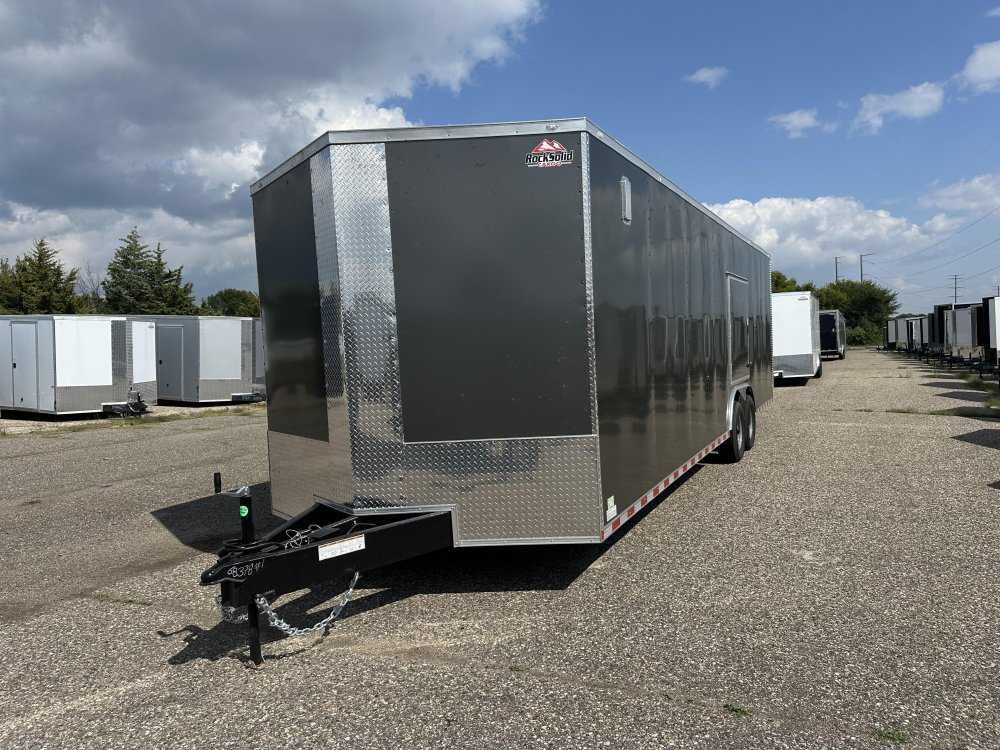 8.5'x28' Rock Solid Cargo Enclosed Car Hauler