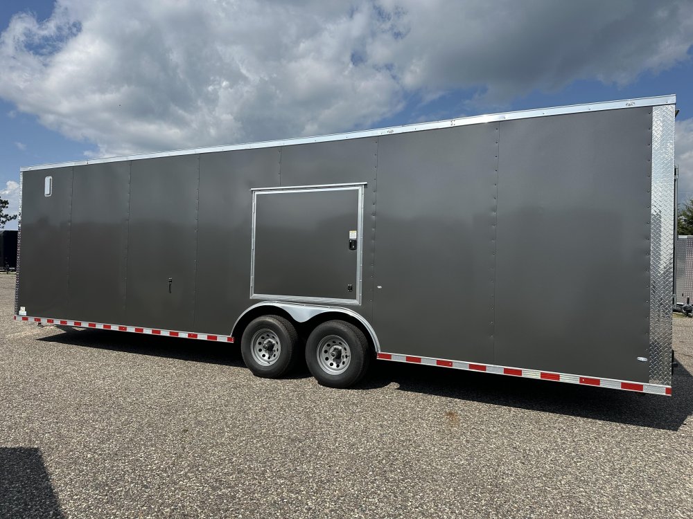 8.5'x28' Rock Solid Cargo Enclosed Car Hauler