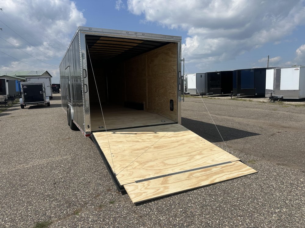 8.5'x28' Rock Solid Cargo Enclosed Car Hauler