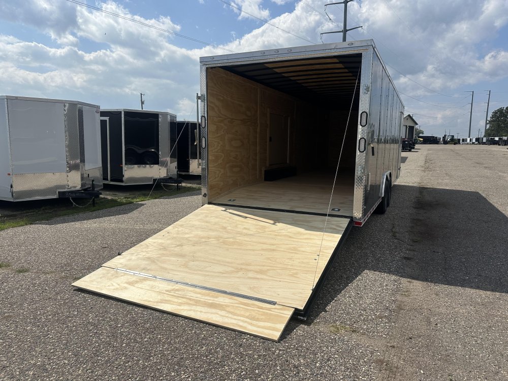 8.5'x28' Rock Solid Cargo Enclosed Car Hauler