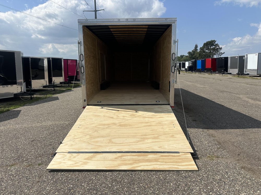 8.5'x28' Rock Solid Cargo Enclosed Car Hauler