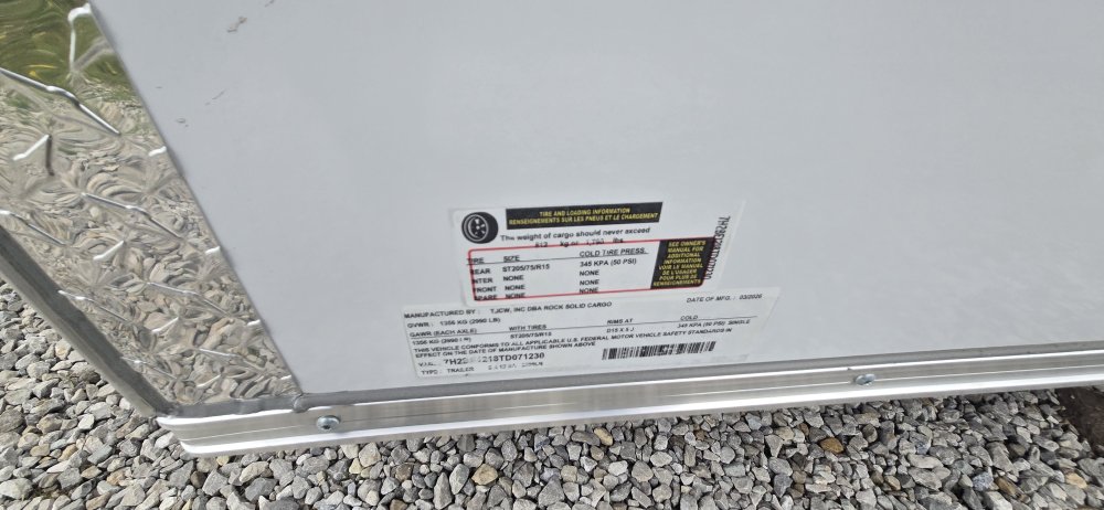 6'x12' Rock Solid Cargo Enclosed Cargo