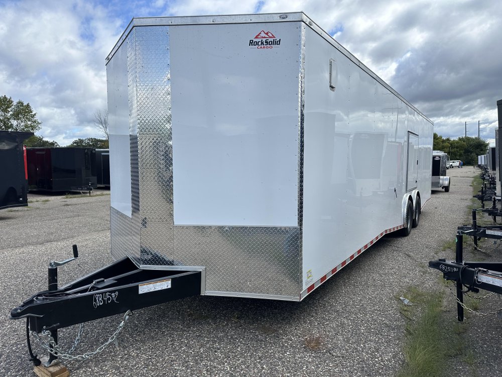 8.5'x32' Rock Solid Cargo Enclosed Car Hauler