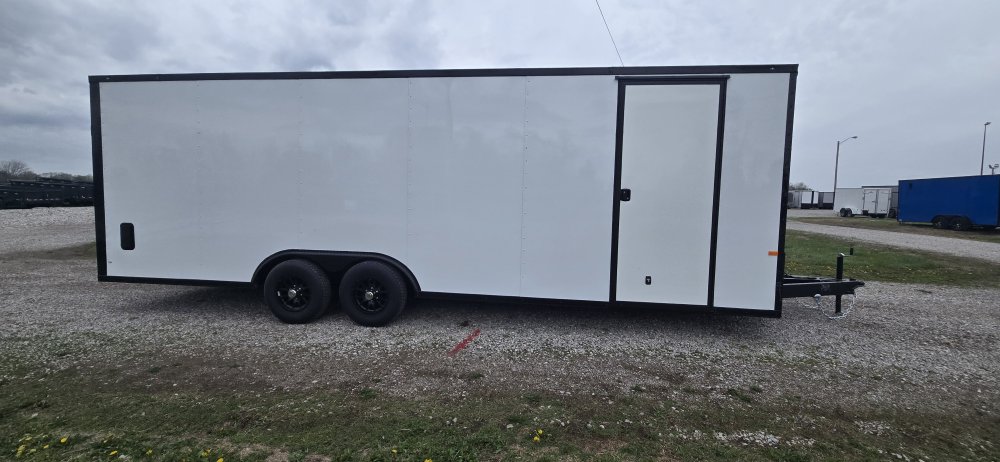 8' 6"x24' Rock Solid Cargo Enclosed Car Hauler