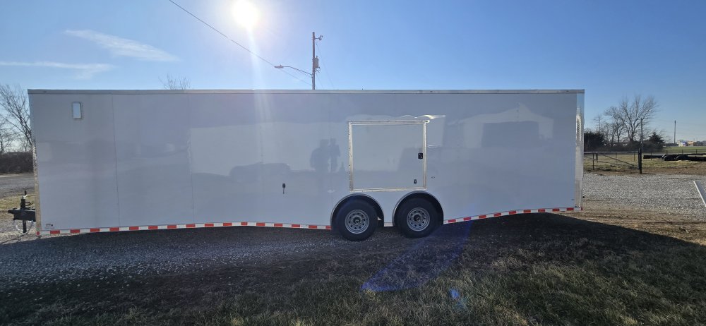 8' 6"x32' Rock Solid Cargo Enclosed Car Hauler