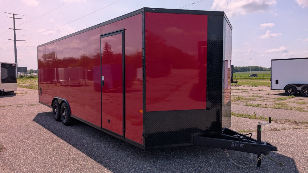 8' 6"x24' Rock Solid Cargo Enclosed Car Hauler