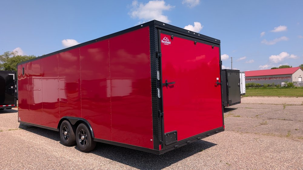 8' 6"x24' Rock Solid Cargo Enclosed Car Hauler
