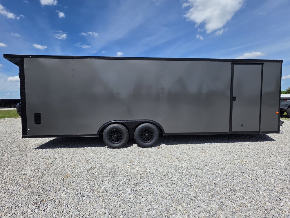 8' 6"x24' Rock Solid Cargo Enclosed Car Hauler
