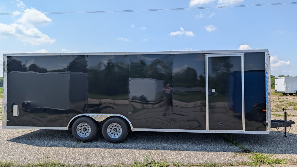 8' 6"x24' Rock Solid Cargo Enclosed Car Hauler