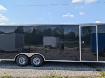 8' 6"x24' Rock Solid Cargo Enclosed Car Hauler
