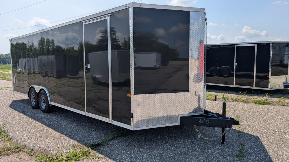 8' 6"x24' Rock Solid Cargo Enclosed Car Hauler
