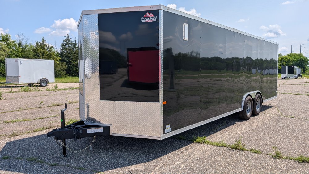 8' 6"x24' Rock Solid Cargo Enclosed Car Hauler