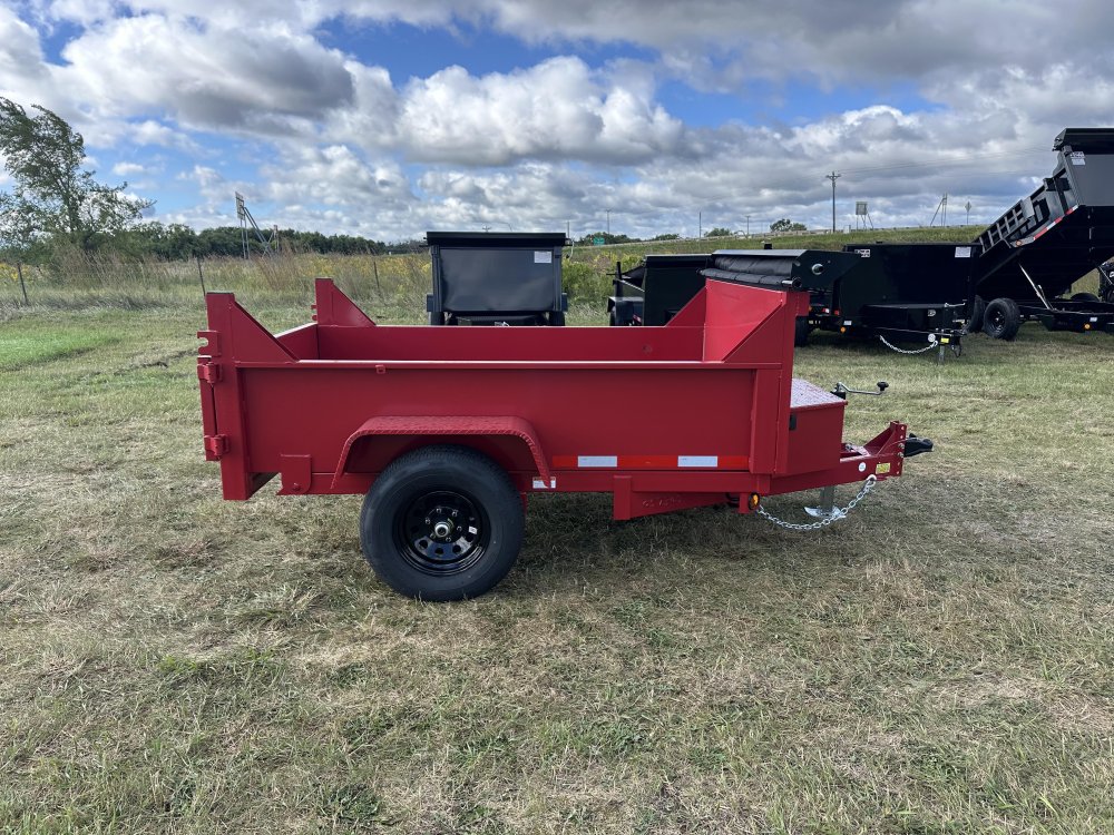 5'x8' Quality Steel & Aluminum Dump