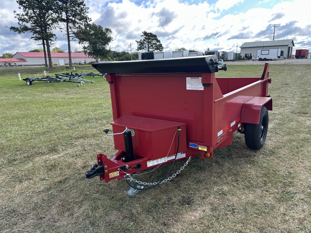 5'x8' Quality Steel & Aluminum Dump