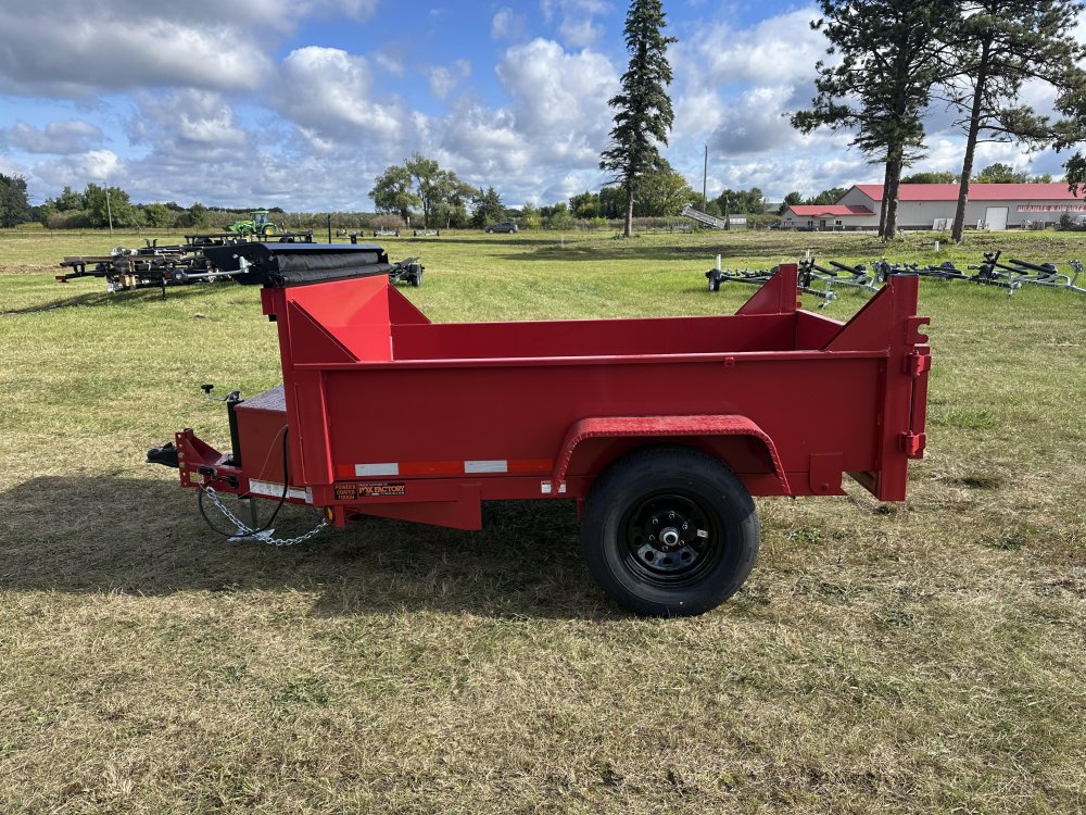 5'x8' Quality Steel & Aluminum Dump