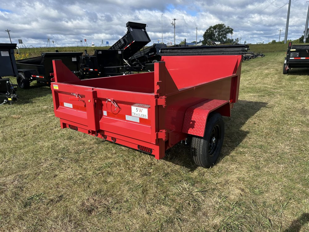 5'x8' Quality Steel & Aluminum Dump