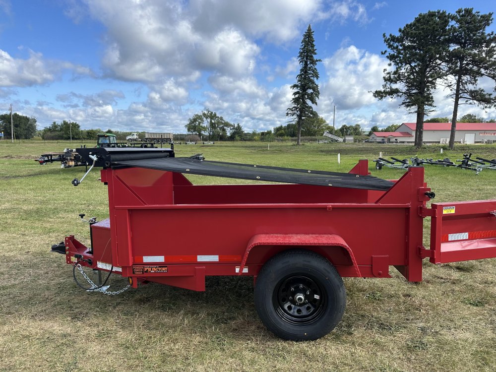 5'x8' Quality Steel & Aluminum Dump