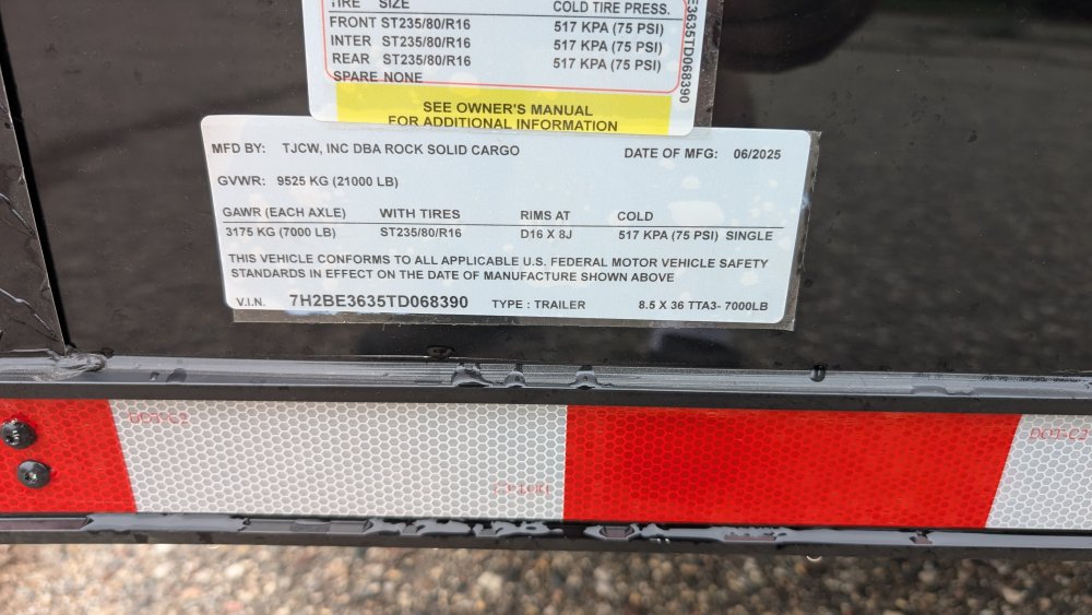 8.5'x36' Rock Solid Cargo Enclosed Cargo