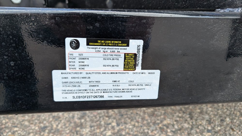 83"x16' Quality Steel & Aluminum Dump