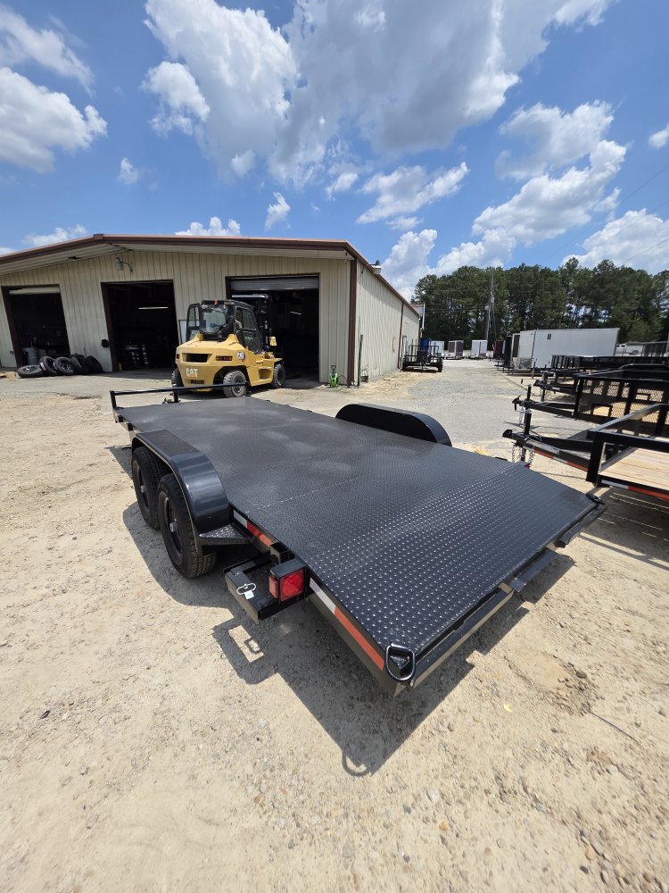 7'x18' Bye Rite Flatbed Car Hauler