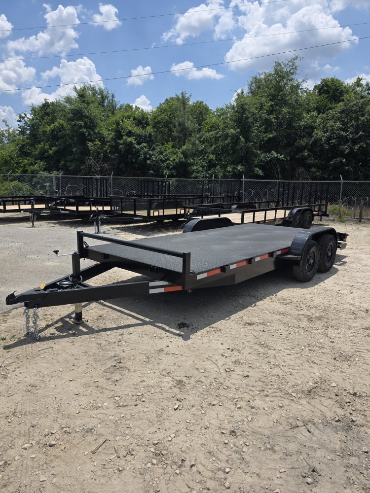 7'x18' Bye Rite Flatbed Car Hauler