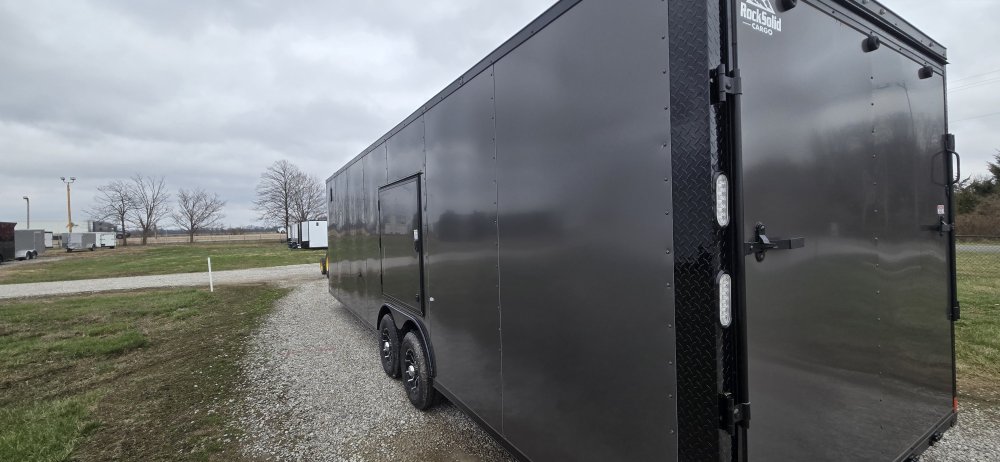 8' 6"x28' Rock Solid Cargo Enclosed Car Hauler