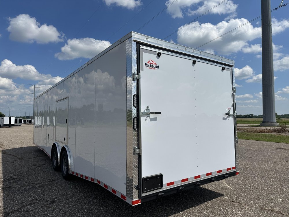 8' 6"x32' Rock Solid Cargo Enclosed Car Hauler
