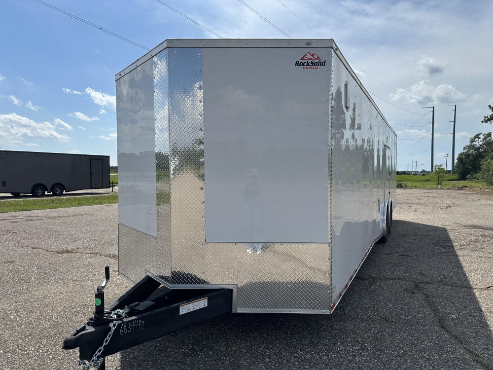 8' 6"x32' Rock Solid Cargo Enclosed Car Hauler